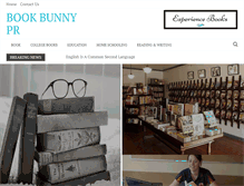 Tablet Screenshot of bookbunnypr.com